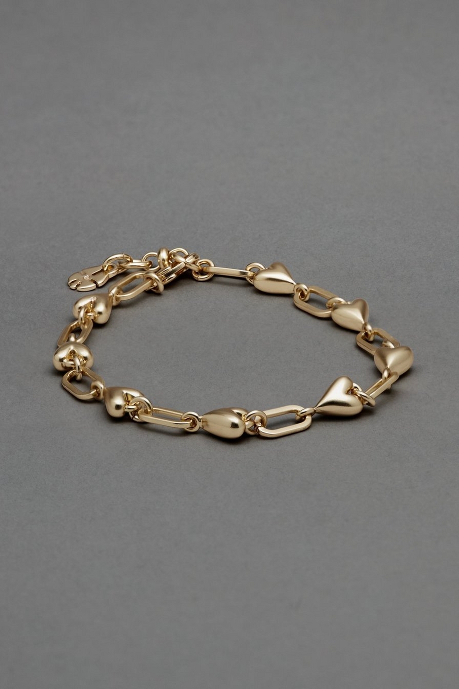 heart link bracelet